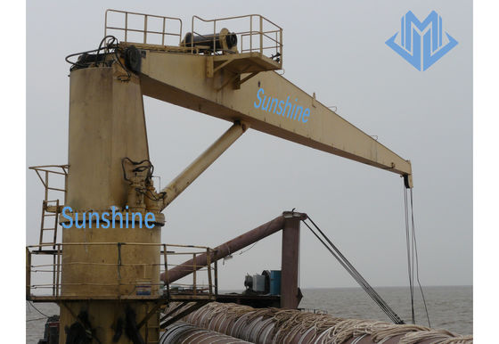 گواهینامه ABS 5t15m Stiff Boom Marine Crane برای حمل و نقل عمومی محموله