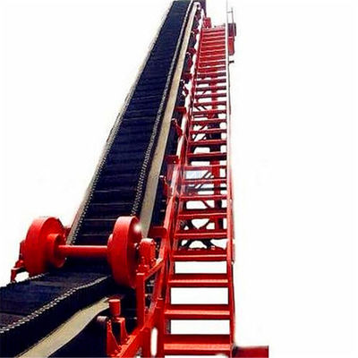 سیستم نوار نقاله خراش دهنده زوایای شیب زیاد برای انتقال مواد فله