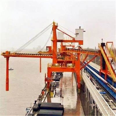 نوع کمربند ظرفیت 2000 Tph Ship Loader برای بارگیری کالاهای بسته بندی شده