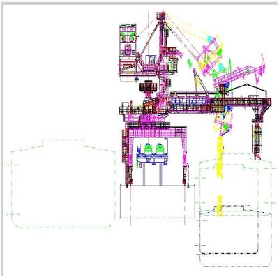 ظرفیت 3000 Tph کمربند سنگین نوع تداوم لودر کشتی