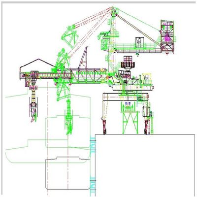 بارگیری خودکار تجهیزات بارگیری کشتی برای حمل سیمان کیسه ای