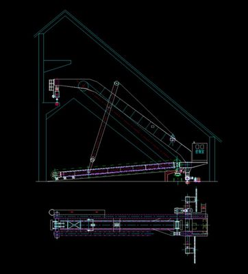 500 تا 2000 Tph Gantry Stacker Reclaimer در استاک یارد طولی